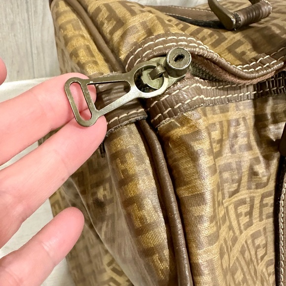 Vintage Fendi Zucca Mini Duffel Bag - Picture 3 of 13